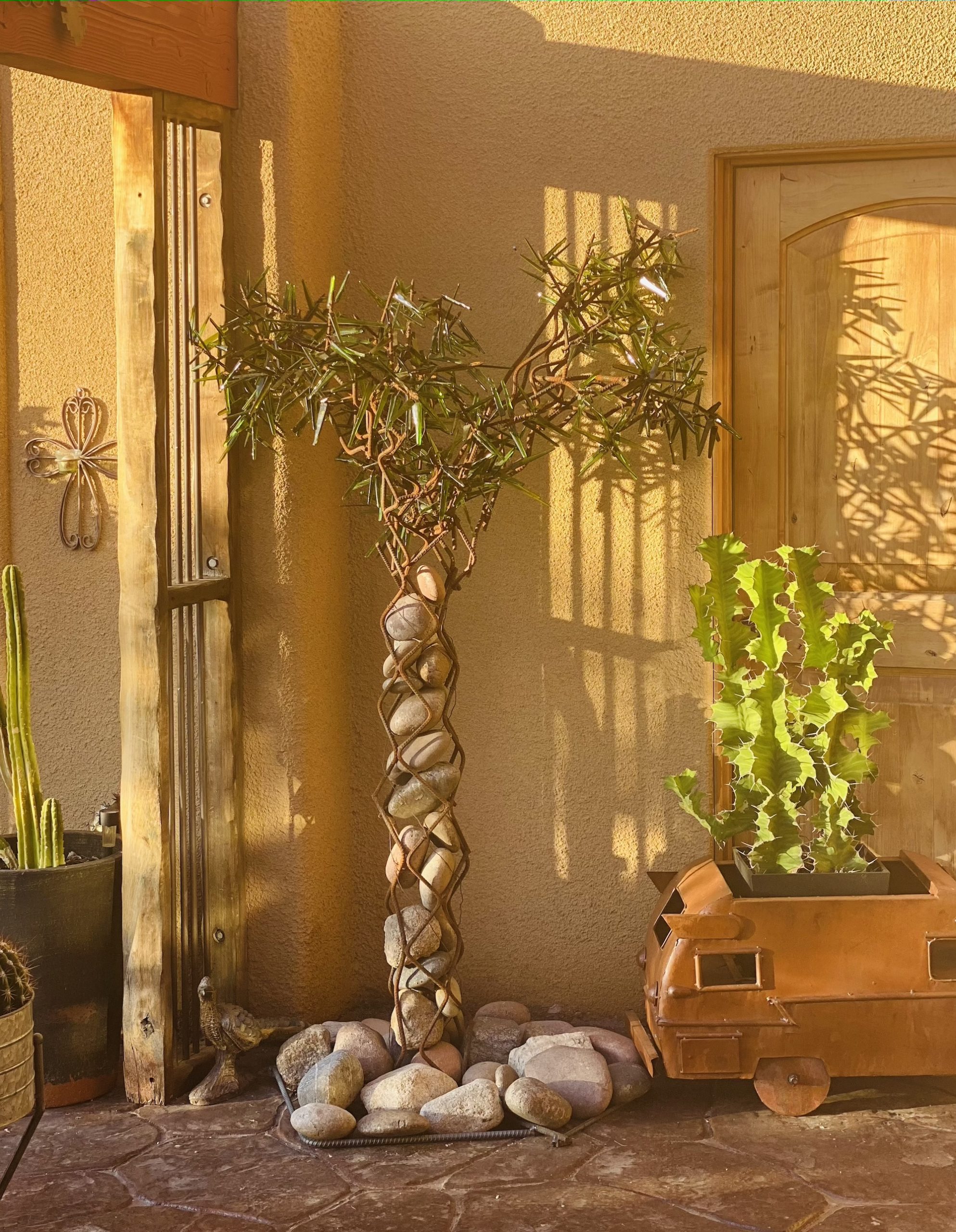 Joshua Tree in Glass and Rock